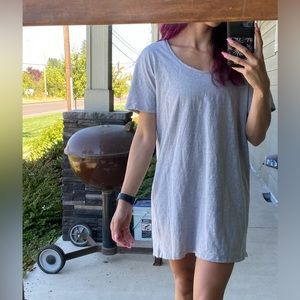 Swoop Neck Tshirt Dress